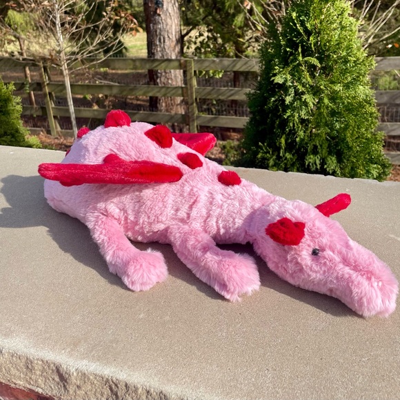 Large Heart Dragon Jellycat Limited Edition NWT - Picture 5 of 5